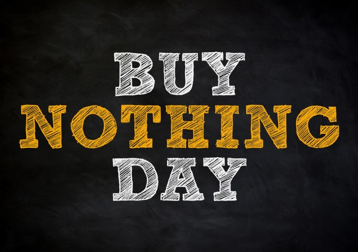 Buy nothing day ap lang